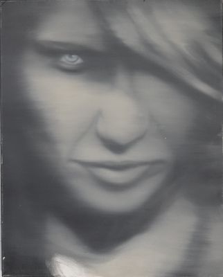 PHILIPPE BROSSE (1966-) "Slave", huile sur toile.