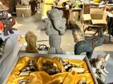 a box of figurines sitting on a table