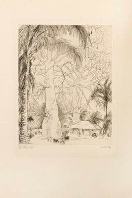 Camille BERG (1904-1991) Lot de 5 gravures en taille-douce