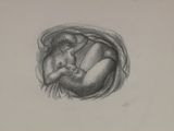 an image of a drawing of a woman holding a baby