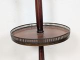 a table that has a umbrella on top of it