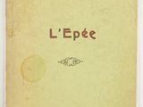 an old book with the title l ' epe written on it