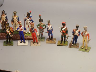 Figurines d'artistes - Empire - 54 mm, 10 soldats.