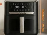 an air fryer is shown with measurements for the size of the air fryer
