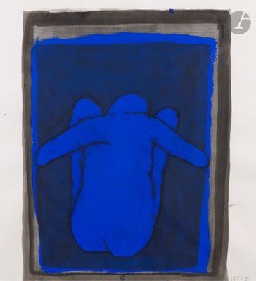 une image représentant un tableau où l'on voit deux personnes dans un carré bleu