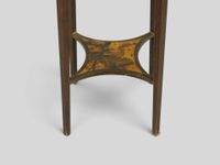 Guéridon quadripode de style Art Nouveau à décor de végétaux… (photo 3)
