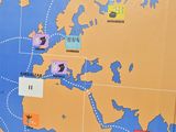 a map of the world with different countries on it
