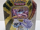 a close up of a box of pokemon trading card game