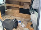 a van that has been built into the back of it