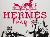 une affiche représentant un homme et une femme armés