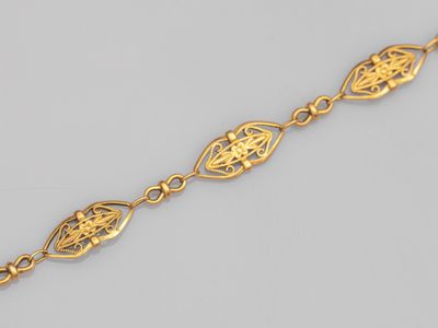 Bracelet Maille Torsadée en Or