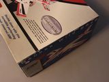 packaging of a box with a picture of a hockey player on it