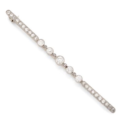 un bracelet en diamants art déco