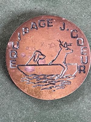 une image représentant une pièce de monnaie sur laquelle figure un cerf