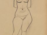 an image of a drawing of a woman standing with her hands on her hips