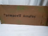 an open box of armcell anaflex sitting on a white surface