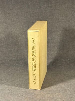 a yellow book that is sitting on a table