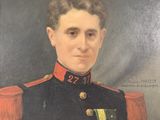 portrait of a man in a military uniform with a medal on his chest