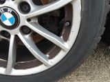 a close up of a bmw wheel on a car