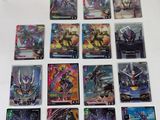 the card game has a lot of cards on the table