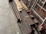 many pieces of wood stacked on top of each other