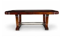 212 Table en palissandre et placage de palissandre, la ceint… (photo 2)