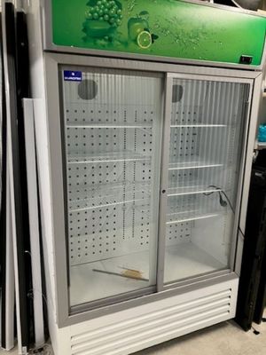 an image of a refrigerated refrigerator in a store