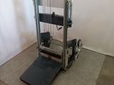 an image of a gym equipment set up in a room