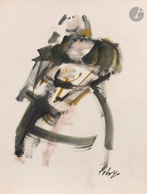 une image représentant le dessin d'une femme avec un oiseau sur l'épaule