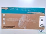 a box with a fan inside of it on a table