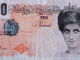 an image of a ten pound note with a picture of princess diana on it
