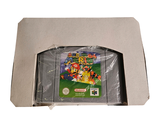 a cardboard box with a video game inside of it