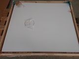 a picture of a white board on a pallet