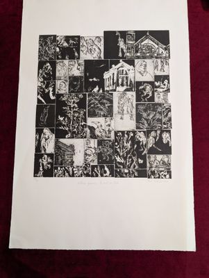 Paul KICHILOV ( 1966 - ) - Gravure N&B "Tableaux parisiens :…