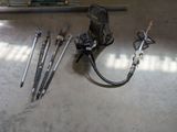 a lot of tools that are laying out on the floor