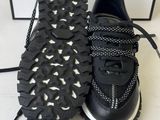 dsquared2 black and white sneakers with black laces