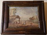 a picture of a painting hanging on the wall