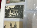 a picture of an old photo of a church