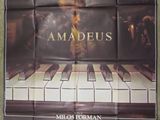 an image of a movie poster for the film amadeusus