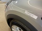a close up of a car with a sticker on it