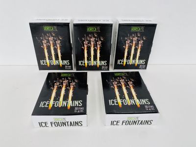 (x5) HORECA FX - Boîte de 36 fontaines scintillantes 45 sec … - Photo 1