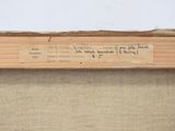an old picture of a piece of wood with a piece of writing on it