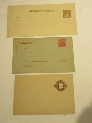 Deux Entiers Postaux (Bresil, Argentine) + Une Carte L…