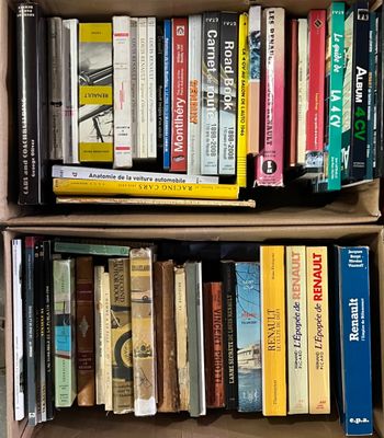 beaucoup de livres dans une boîte