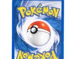 a close up of a card with a pokemon ball on it