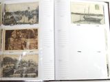 an open book with pictures of boats on it