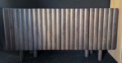 a radiator that is sitting in a room