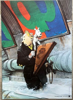 D'après Enki BILAL Hommage à Hergé ; Bleu Sang II ; Bleu San…