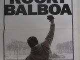 Affiche du film « Rocky Ballboa » représentant un homme levant le poing