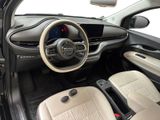 the interior of a car with a steering wheel and a dashboard